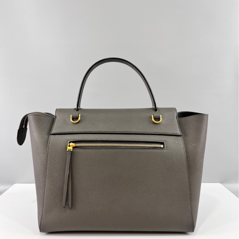 Celine 大象灰 鯰魚包 Beltbag 手提包 肩背包-8