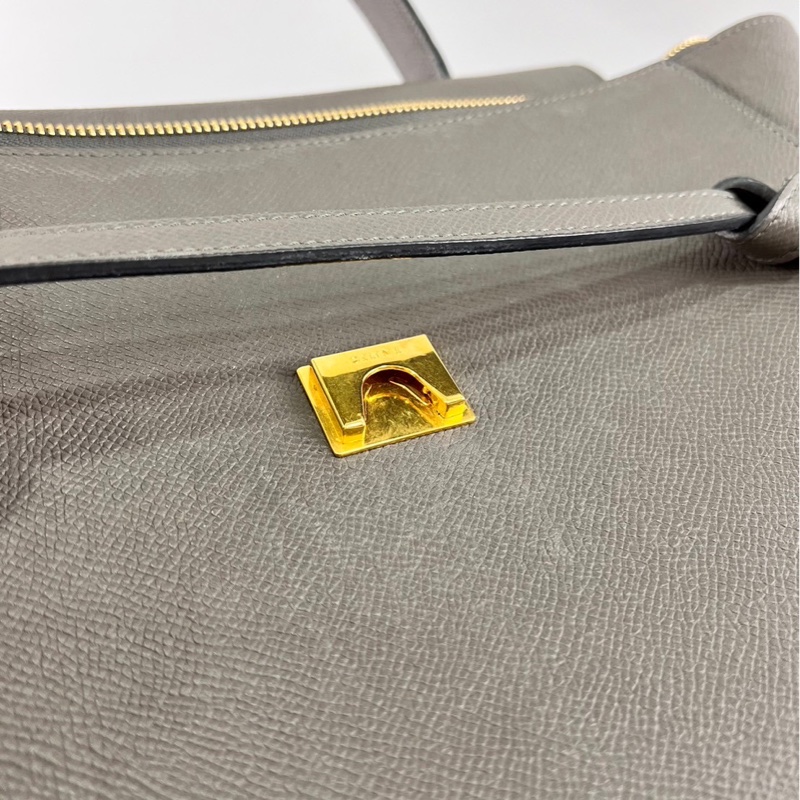 Celine 大象灰 鯰魚包 Beltbag 手提包 肩背包-17