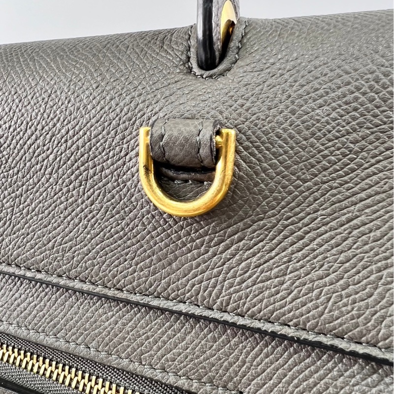 Celine 大象灰 鯰魚包 Beltbag 手提包 肩背包-20