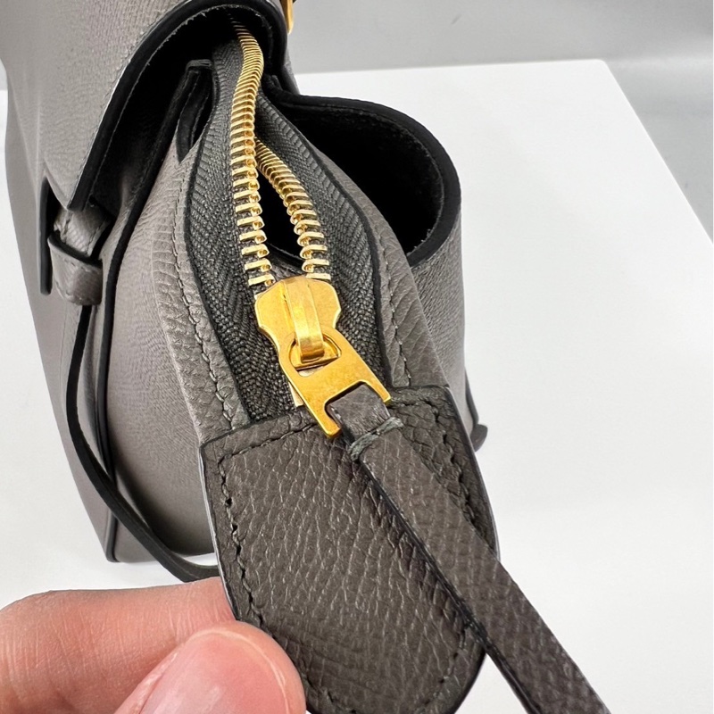 Celine 大象灰 鯰魚包 Beltbag 手提包 肩背包-22