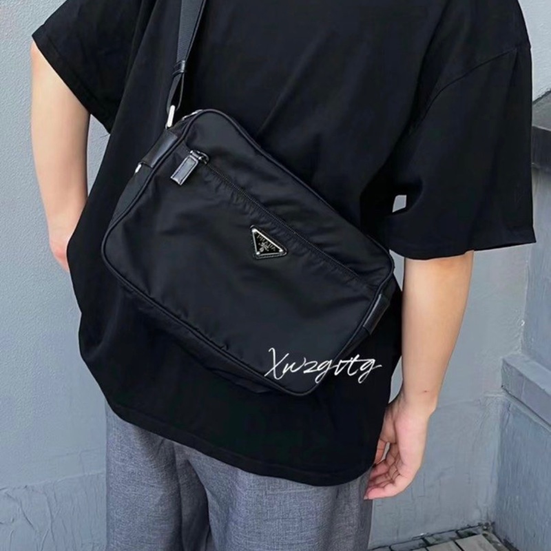 Prada 相機包 中古包 郵差包-6