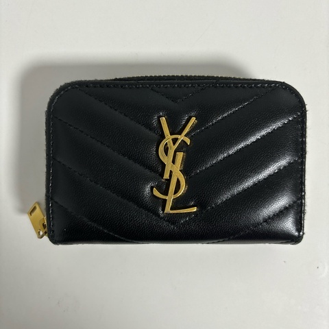 （二手）經典YSL小羊皮零錢包