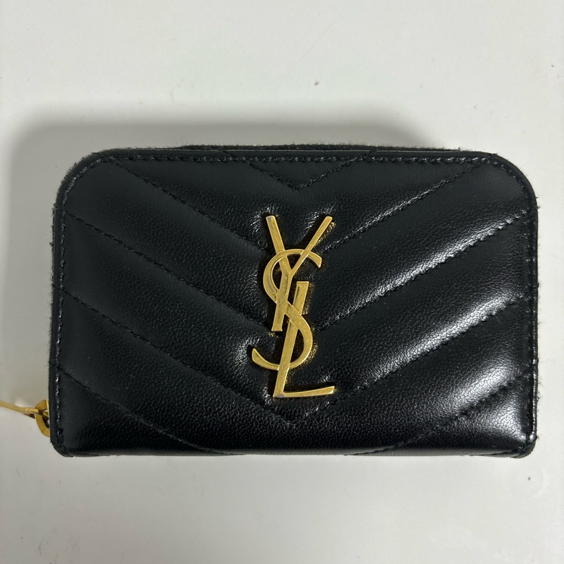 （二手）經典YSL小羊皮零錢包-5