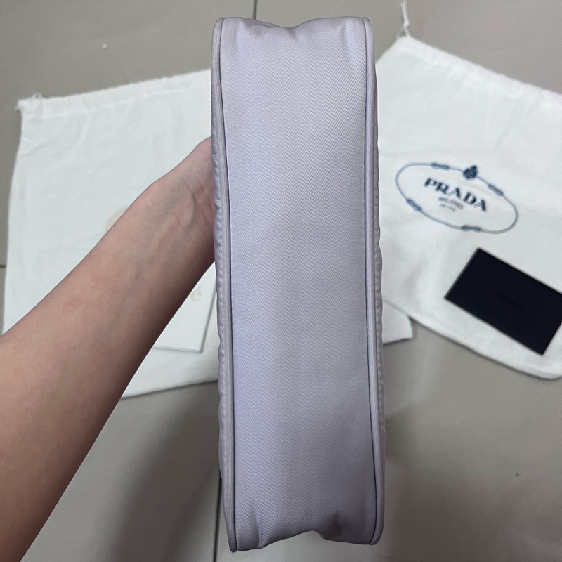 Prada hobo 2000 紫藤色-5
