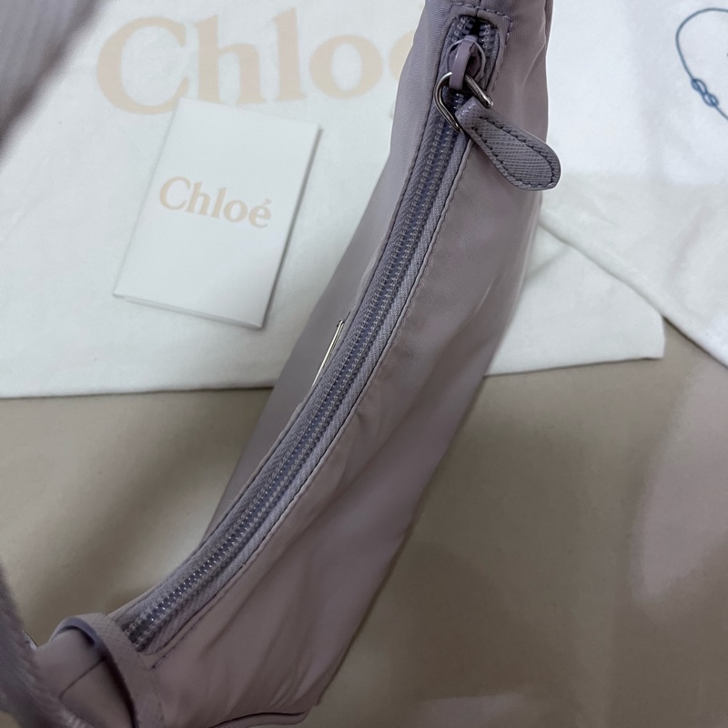 Prada hobo 2000 紫藤色-13