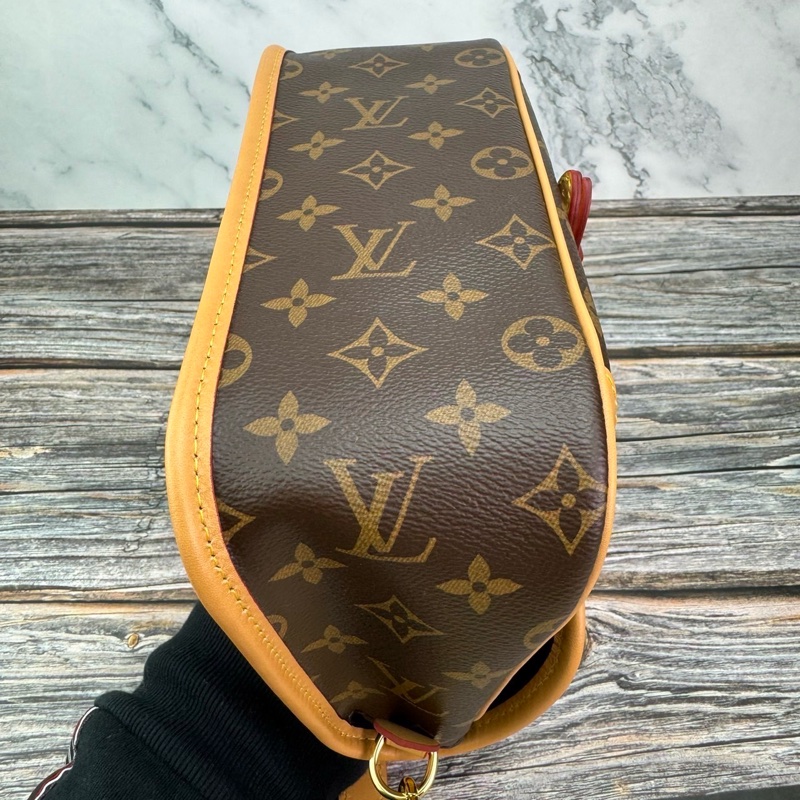 Louis Vuitton 路易威登M45985經典DIANE系列Monogram帆布 #法棍包 / #斜背包 / #肩背包 晶片款-14