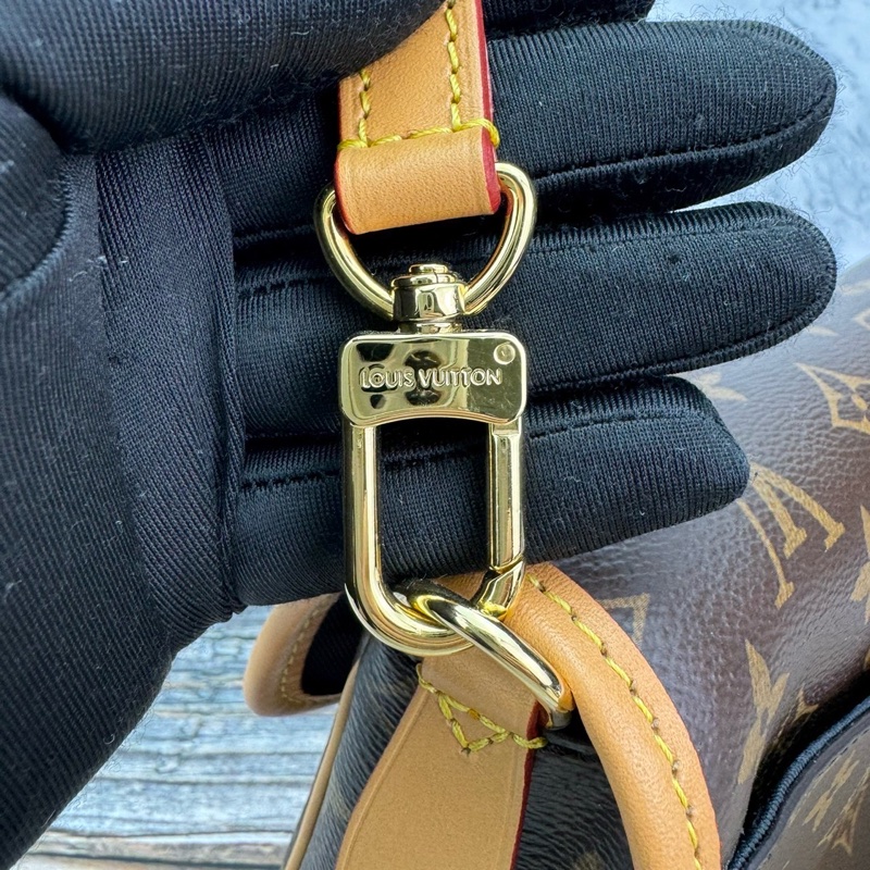 Louis Vuitton 路易威登M45985經典DIANE系列Monogram帆布 #法棍包 / #斜背包 / #肩背包 晶片款-18