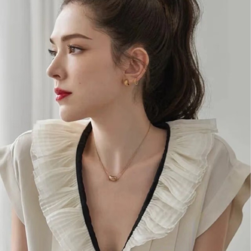 香奈兒coco crush黃K金項鍊-11