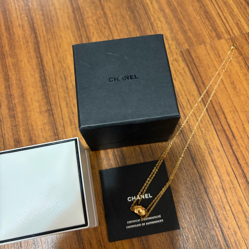 香奈兒coco crush黃K金項鍊-13