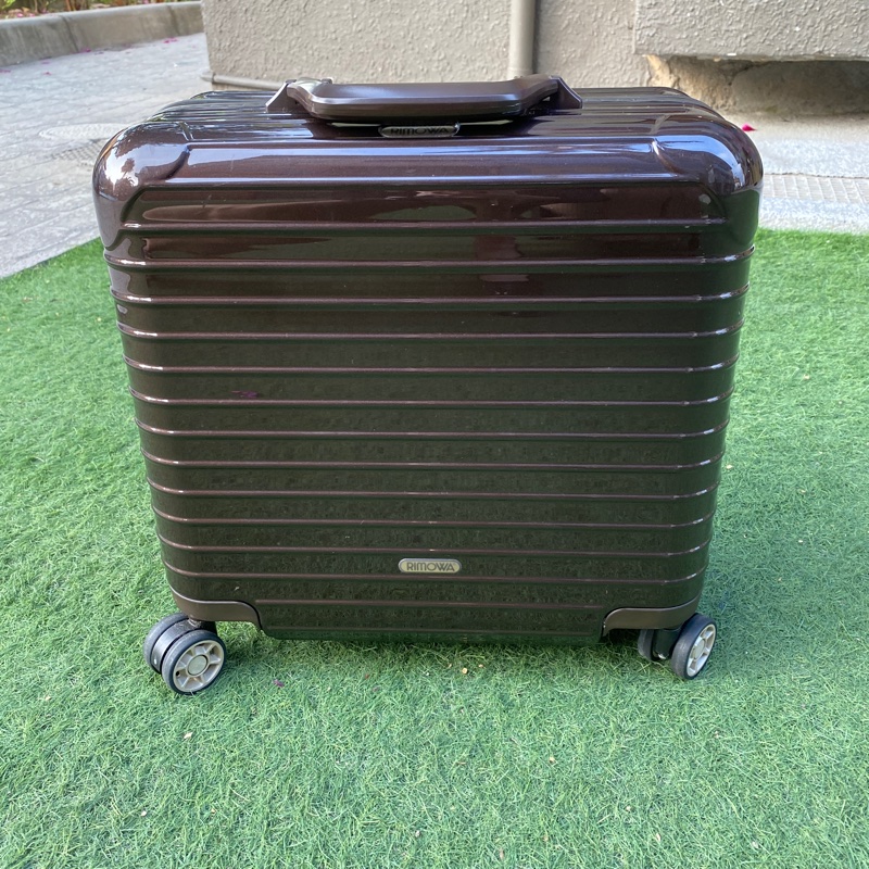 二手RIMOWA咖啡色電腦登機箱機長包-0