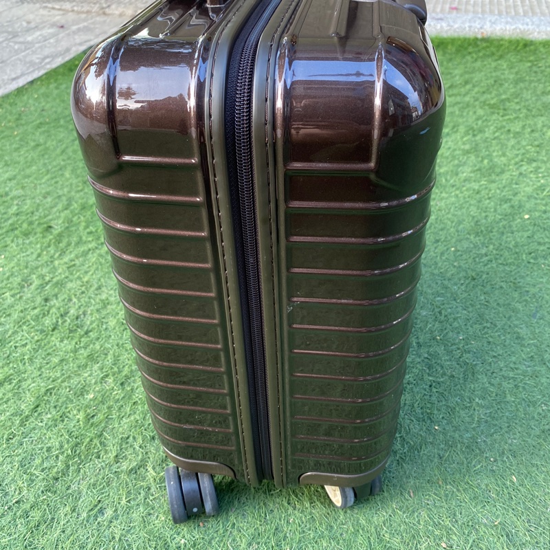 二手RIMOWA咖啡色電腦登機箱機長包-3