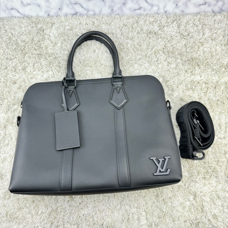 LV M59159 Takeoff 公事包 電腦包 黑色 ⭕️晶片款⭕️櫃上售價$112000元⭕️-5
