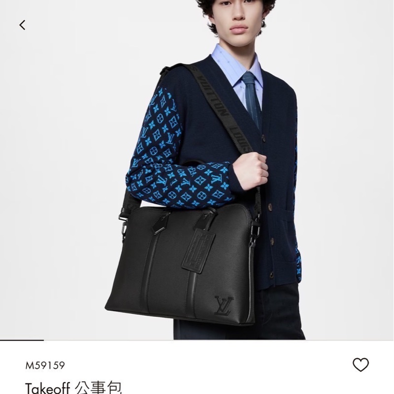 LV M59159 Takeoff 公事包 電腦包 黑色 ⭕️晶片款⭕️櫃上售價$112000元⭕️-29