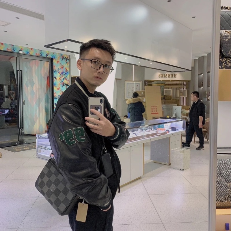 LV 3D打印 黑格三合一TRIO單肩 /斜背包 郵差包 ⭕️臺灣專櫃大全配⭕️晶片款⭕️-3