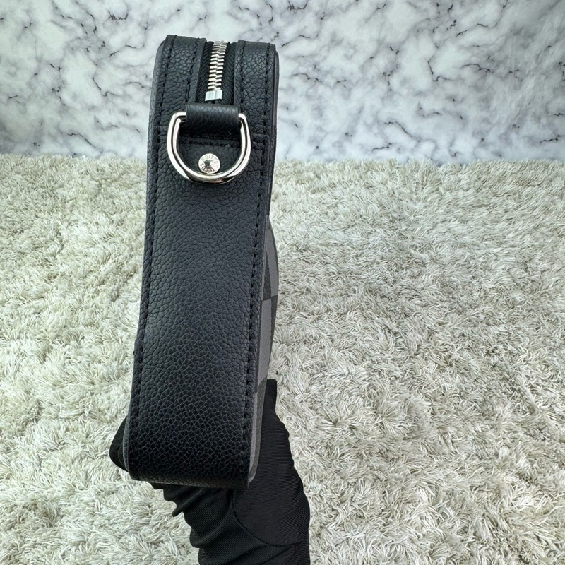 LV 3D打印 黑格三合一TRIO單肩 /斜背包 郵差包 ⭕️臺灣專櫃大全配⭕️晶片款⭕️-14