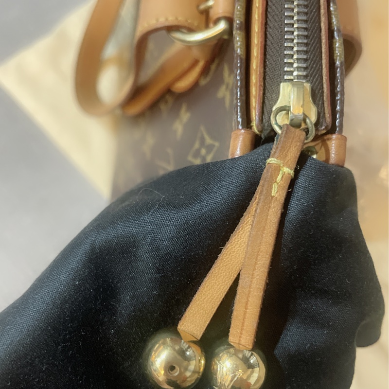 中古Louis Vuitton 路易威登 Popincourt 老花 肩背 托特包-4