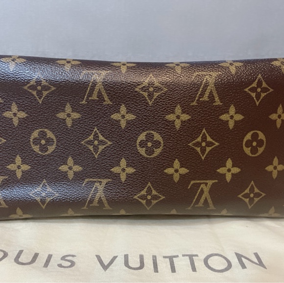 中古Louis Vuitton 路易威登 Popincourt 老花 肩背 托特包-8