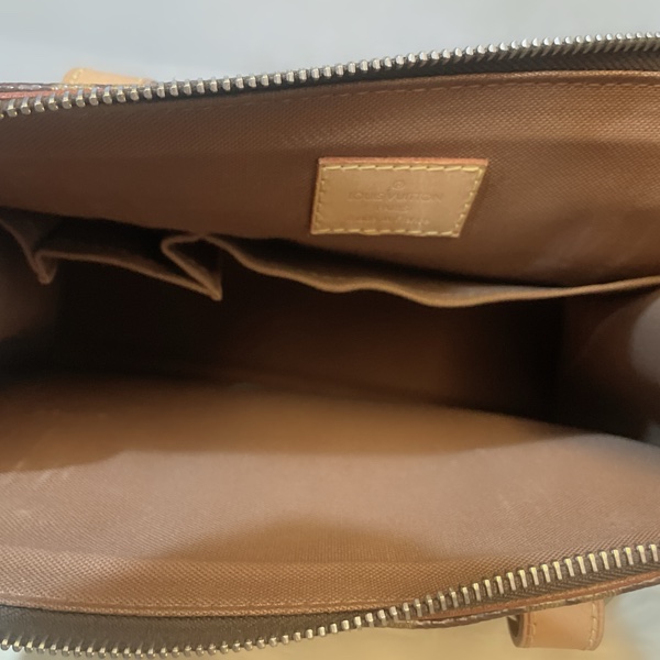 中古Louis Vuitton 路易威登 Popincourt 老花 肩背 托特包-9