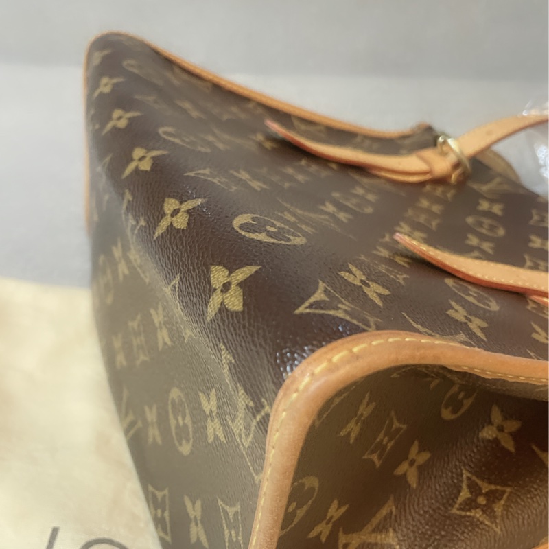 中古Louis Vuitton 路易威登 Popincourt 老花 肩背 托特包-10