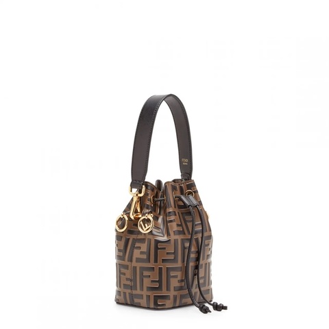 FENDI FF Logo Mon Tresor 水桶包+內膽