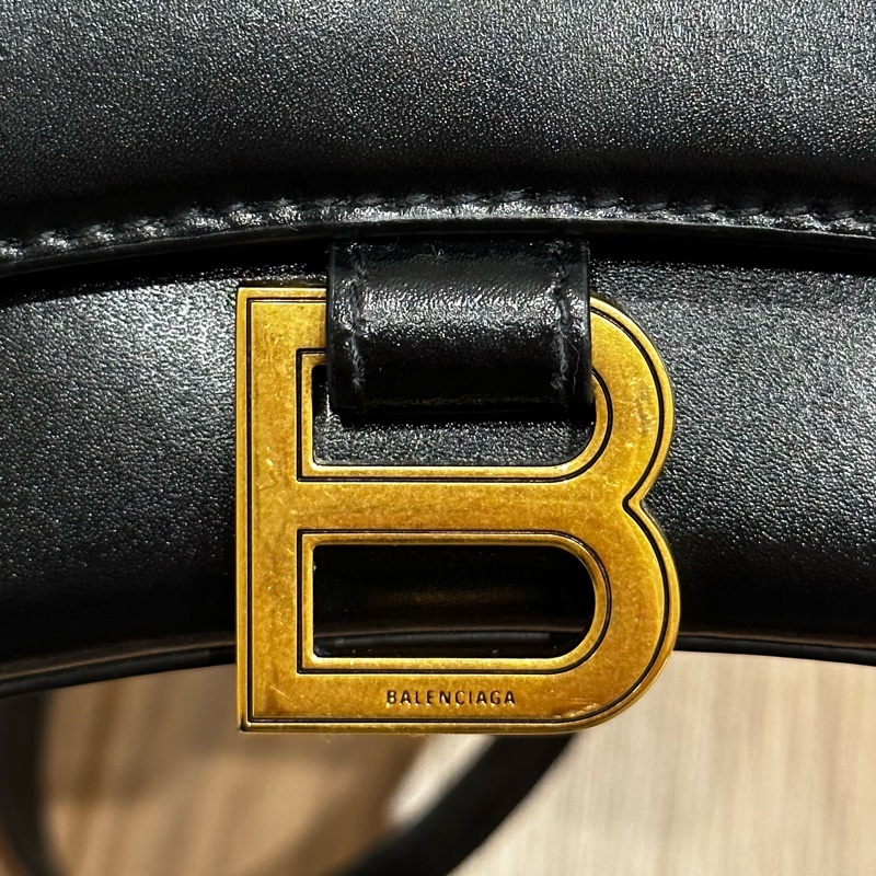 巴黎世家XS黑金沙漏包-15