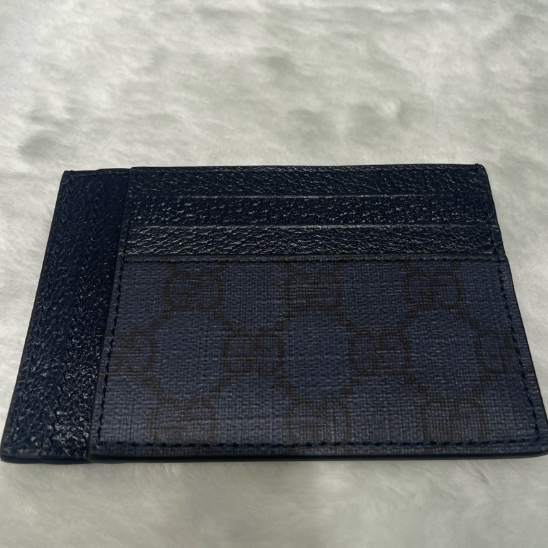 (全新)Gucci藍老花卡夾-3