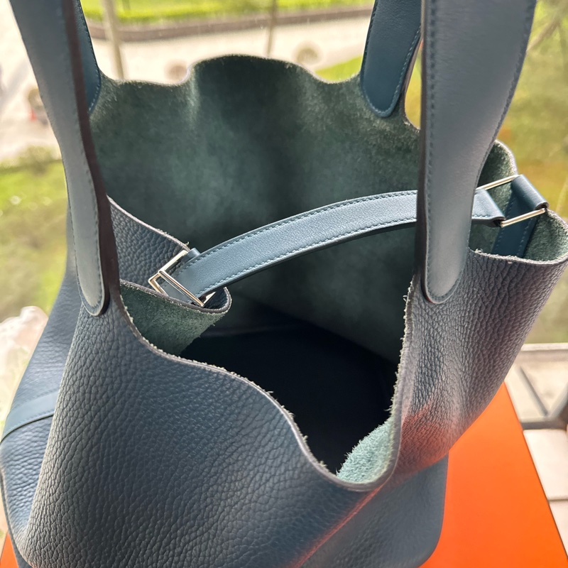 客訂—李佩甄精品愛馬仕 Hermes Picotin Lock 26 大尺寸  /藍-10