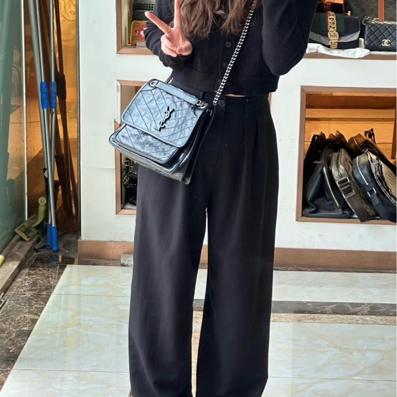 #YSL Niki 中號 #斜背包/ #肩背包 新款D扣-2