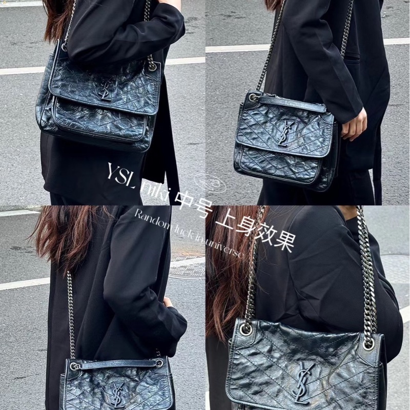 #YSL Niki 中號 #斜背包/ #肩背包 新款D扣-3