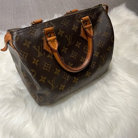 🩷 LV speedy 25 vintage 經典波士頓包|贈絲巾及揹帶