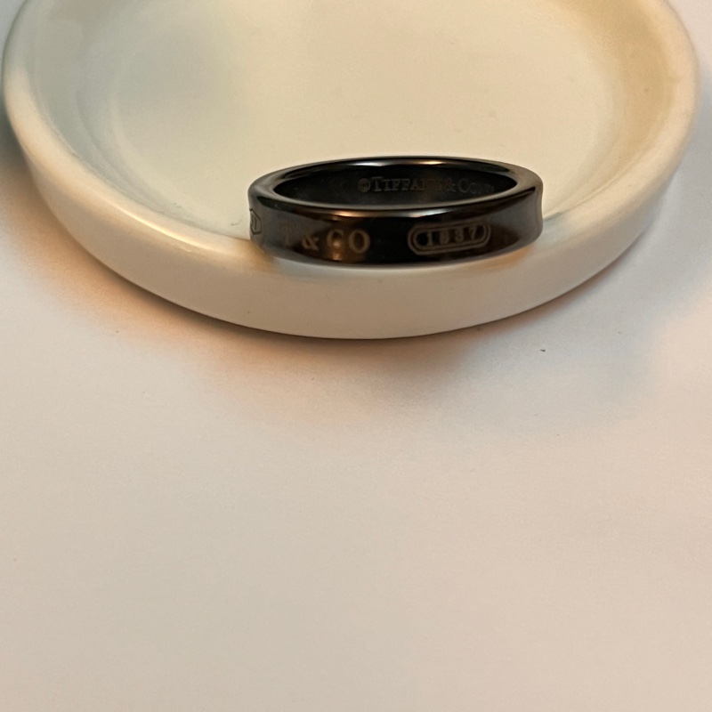 Tiffany 1837 鈦金屬戒指-4