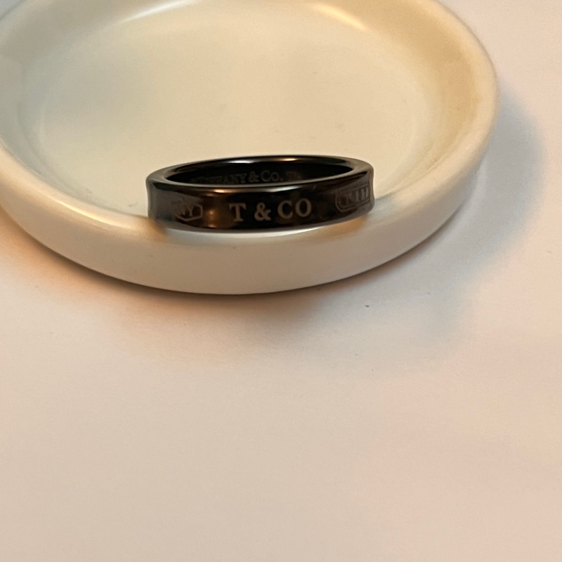 Tiffany 1837 鈦金屬戒指-5