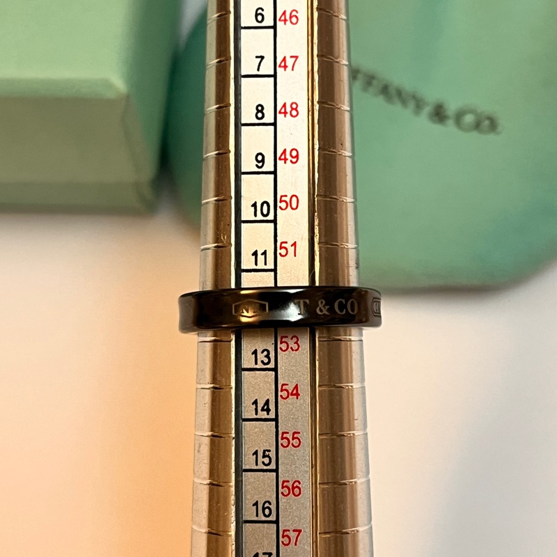 Tiffany 1837 鈦金屬戒指-13