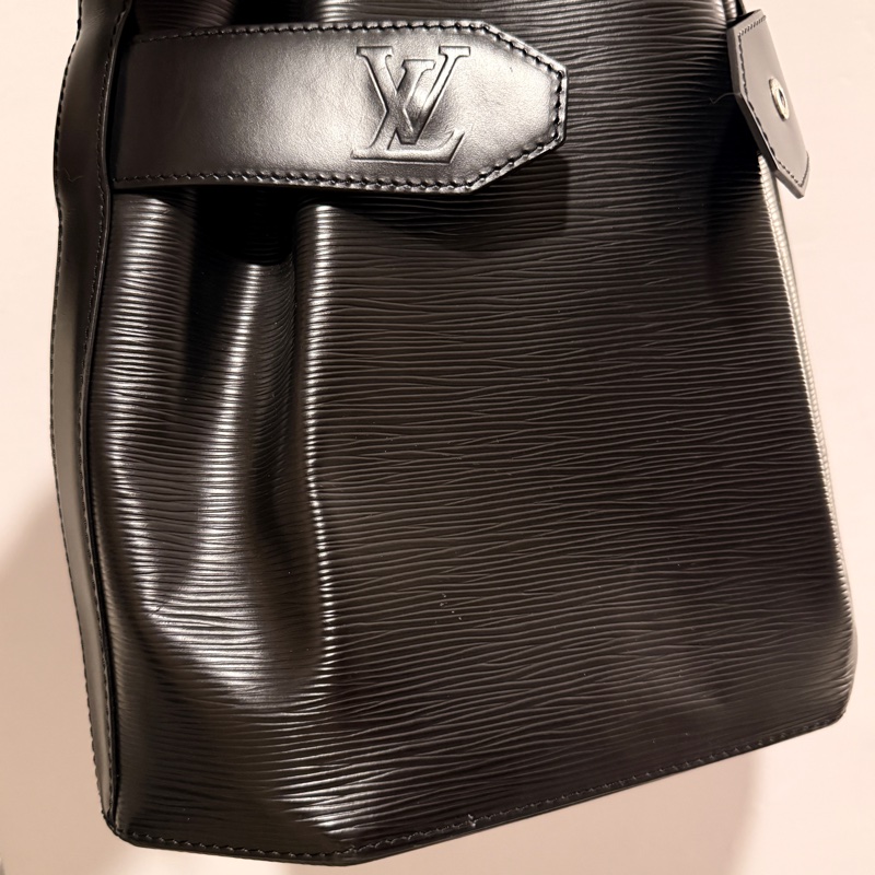 Louis Vuitton LV vintage 八角水波紋水桶包🖤 🤎-11