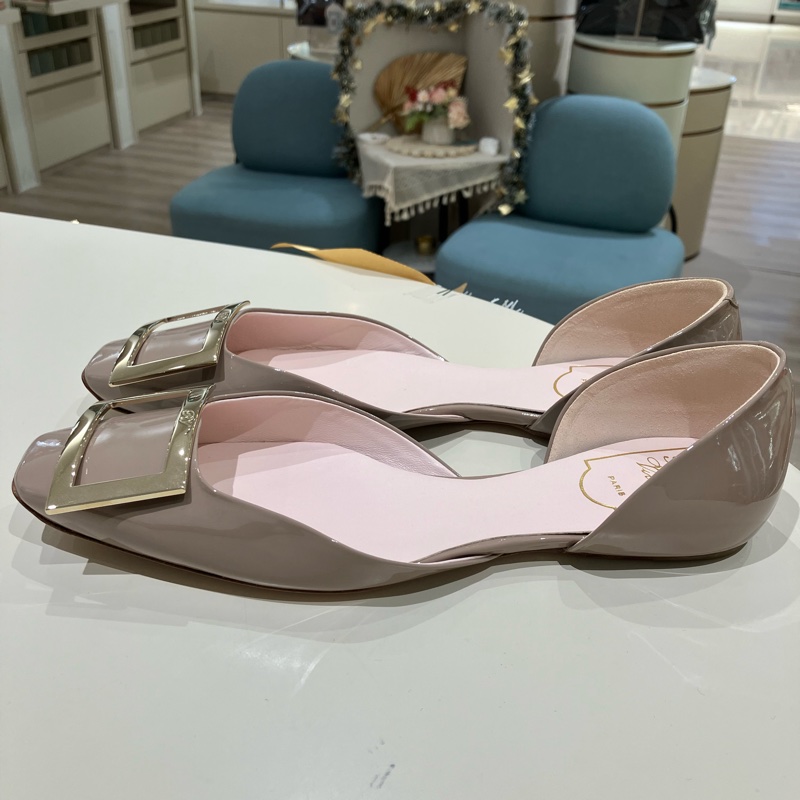 Roger Vivier 經典方扣芭蕾舞鞋 37-4
