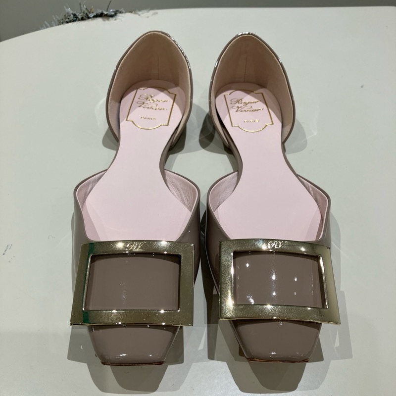 Roger Vivier 經典方扣芭蕾舞鞋 37-6