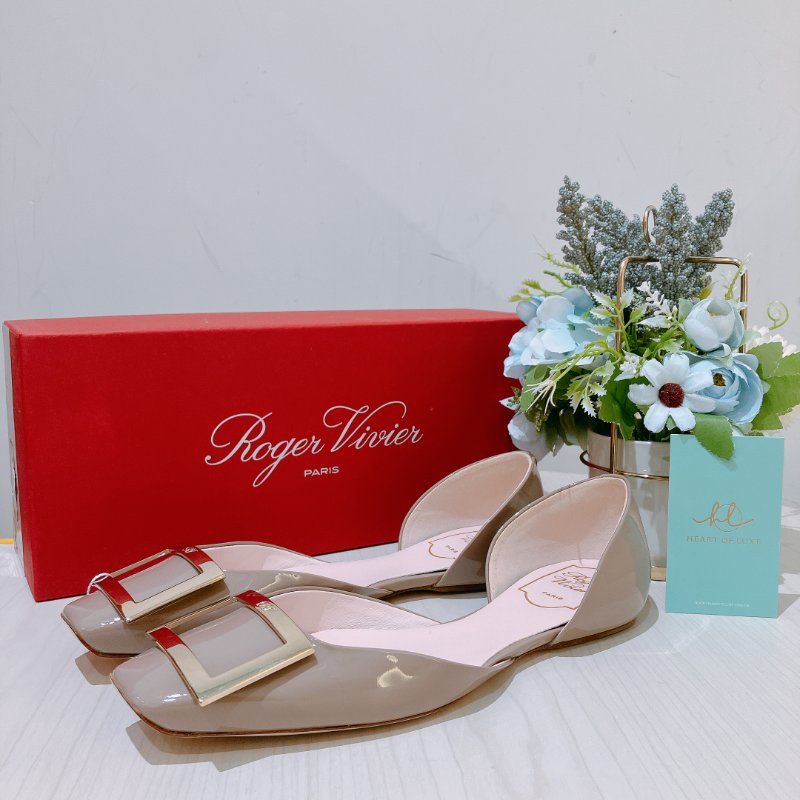 Roger Vivier 經典方扣芭蕾舞鞋 37-6