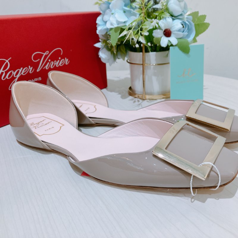 Roger Vivier 經典方扣芭蕾舞鞋 37-16