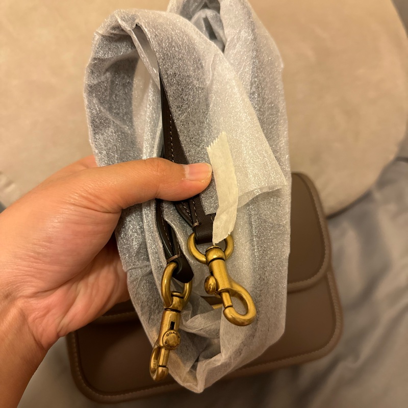 二手 coach ROGUE 頂部提把撞色手袋 側背 手提-4