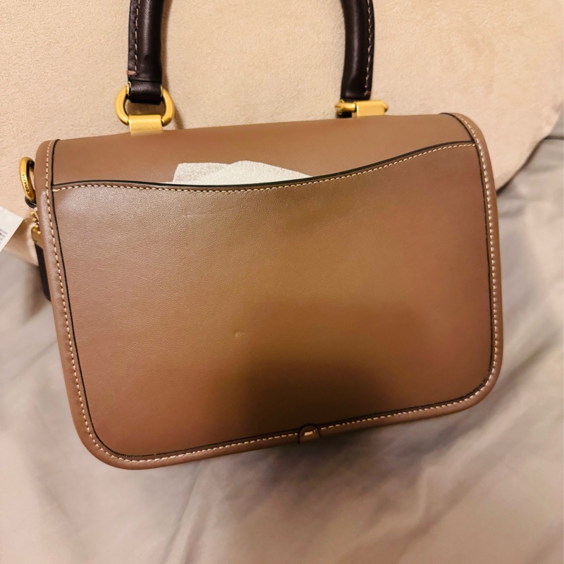 二手 coach ROGUE 頂部提把撞色手袋 側背 手提-7