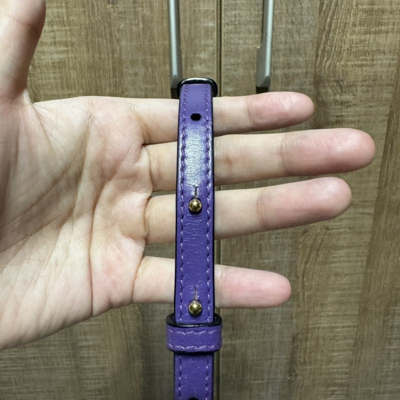 寶格麗 蛇頭包 風琴包 紫色-22