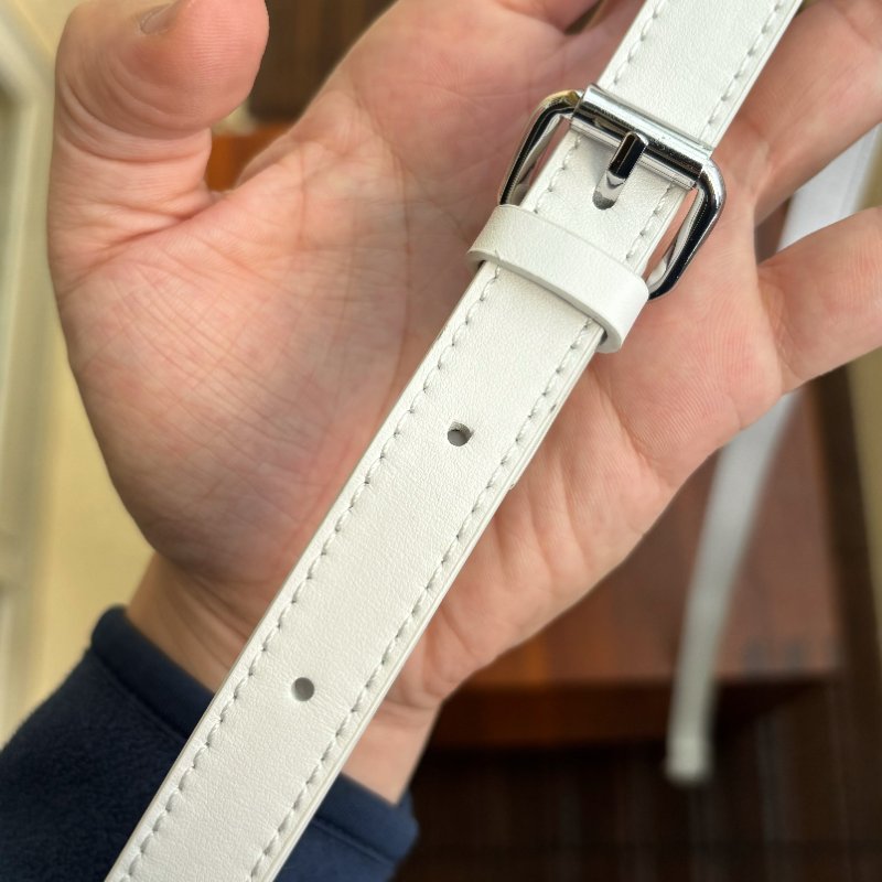 極新!DIESEL 1DR白色腋下包(中號)-12