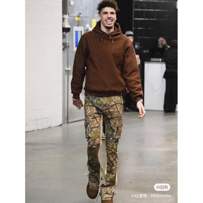 DIOR OBLIQUE 🤎毛巾布材質滿版老花連帽衫/帽T-9