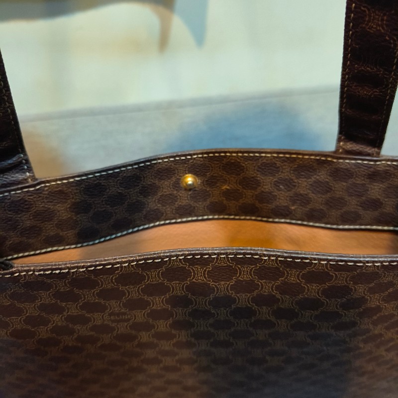 🫅女神購物節狂降（原$6800）‼️只到3/15⏰㊣✨CELINE✨經典 凱旋門 老花 皮革 帆布 托特包 通勤包 文件包 扁包 琴譜包/二手包/保證正品🌳二手樹屋🌳-17