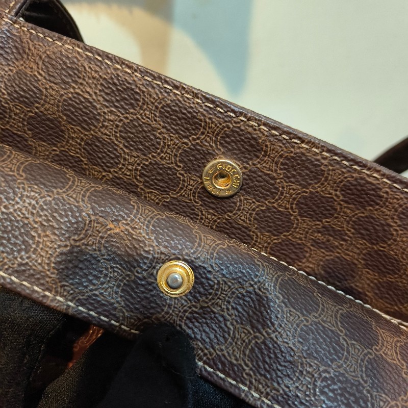 🫅女神購物節狂降（原$6800）‼️只到3/15⏰㊣✨CELINE✨經典 凱旋門 老花 皮革 帆布 托特包 通勤包 文件包 扁包 琴譜包/二手包/保證正品🌳二手樹屋🌳-20