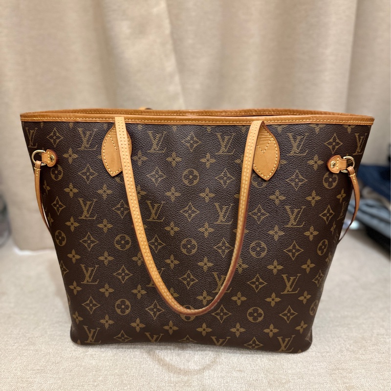 Louis Vuitton neverfull 中號 經典紅色內裡(附內膽包、背帶、減壓帶)-2