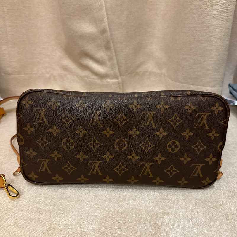 Louis Vuitton neverfull 中號 經典紅色內裡(附內膽包、背帶、減壓帶)-10