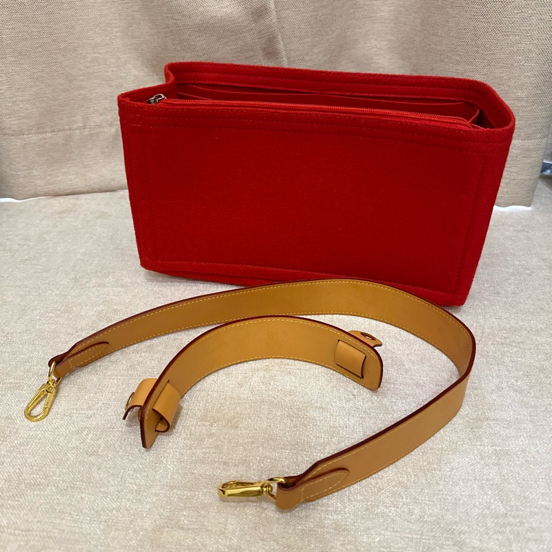 Louis Vuitton neverfull 中號 經典紅色內裡(附內膽包、背帶、減壓帶)-18