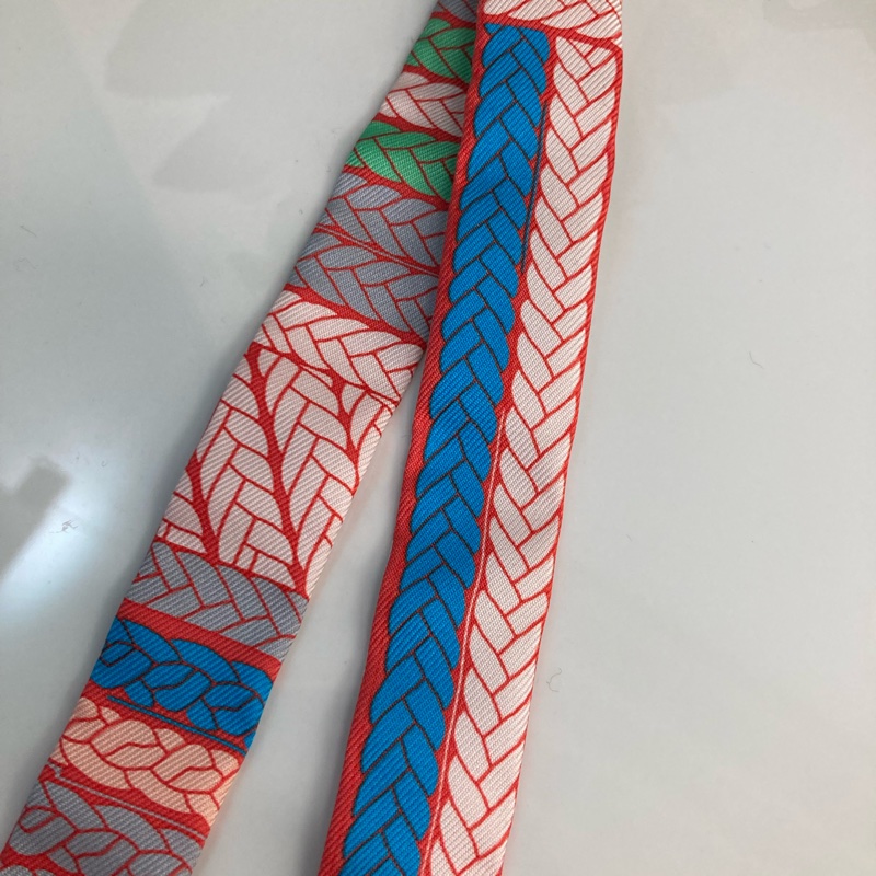 TK0850 Hermes愛馬仕Twilly絲巾Red-8