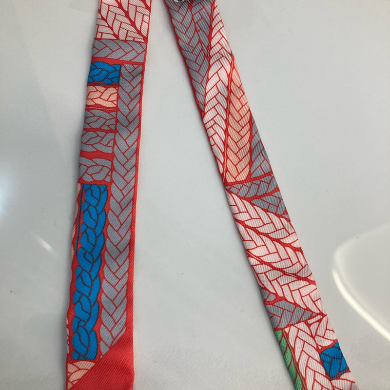 TK0850 Hermes愛馬仕Twilly絲巾Red-9